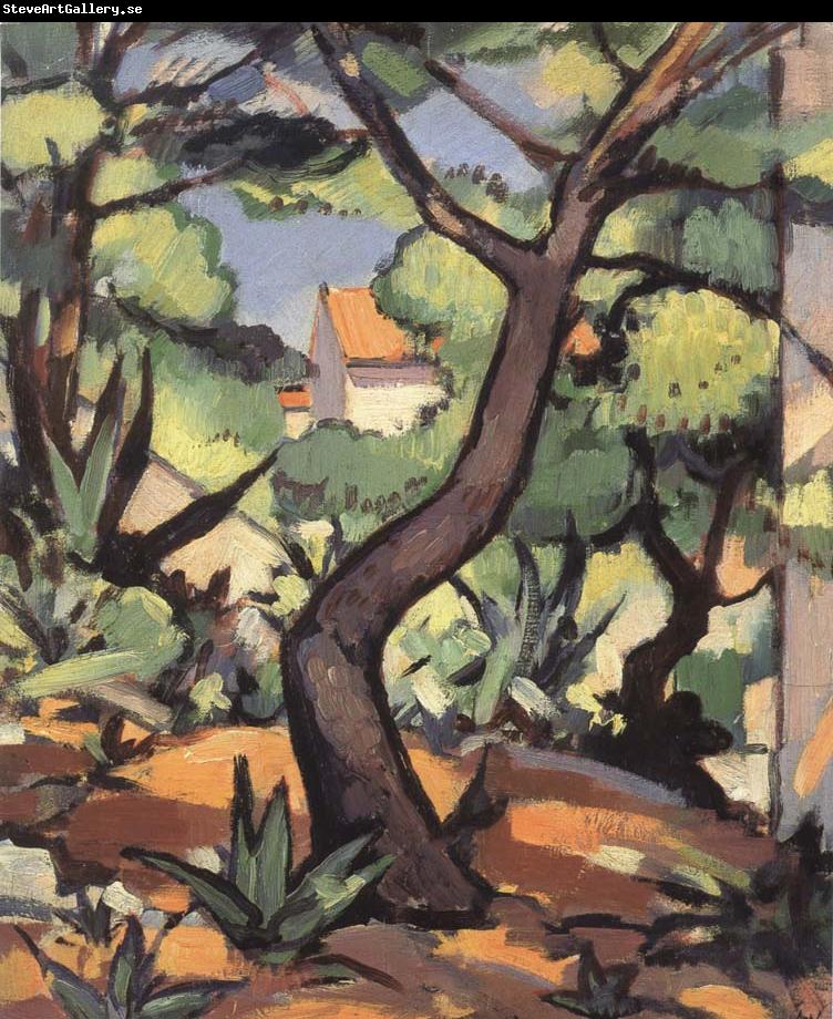 Samuel John Peploe Landscape at Cassis